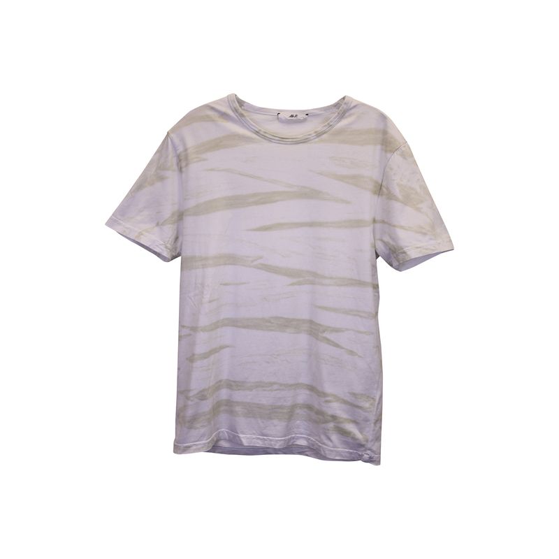 Mr. P Printed T-Shirt In White Cotton